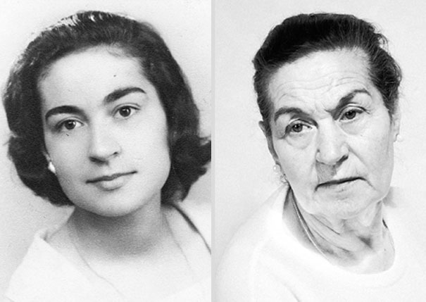 #NAME Before and After Portraits Reveal the Effects of Time and Aging
