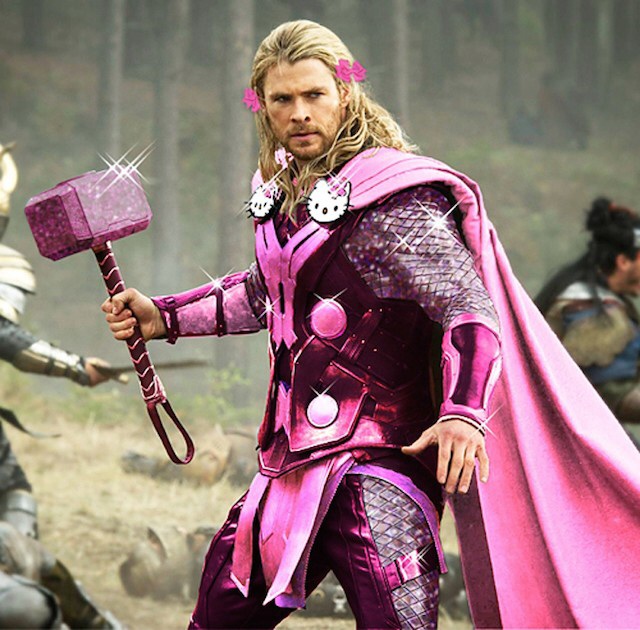 Marvel and DC Superheroes Trade Masculine Costumes For Hello Kitty-fied Super Suits