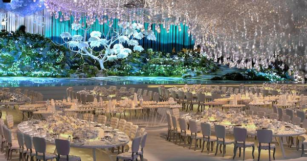 Over-The-Top Wedding Reception Recreates the Heavens