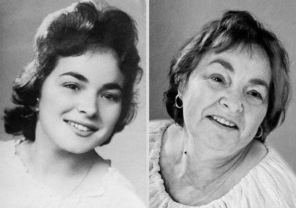 Before and After Portraits Reveal the Effects of Time and Aging