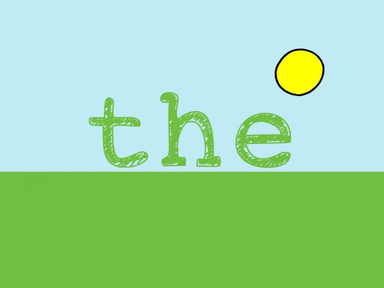 What does “the” mean?