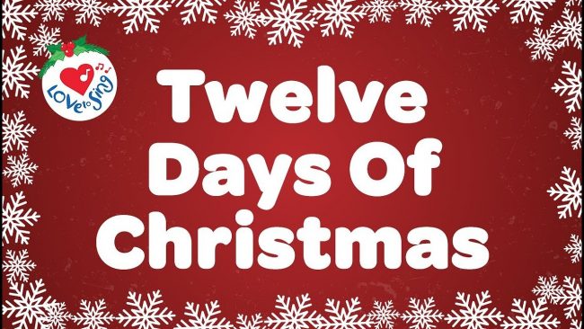 #NAME What are the 12 days of Christmas? (and the list & gifts)